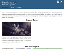 Tablet Screenshot of lewis-ward.com